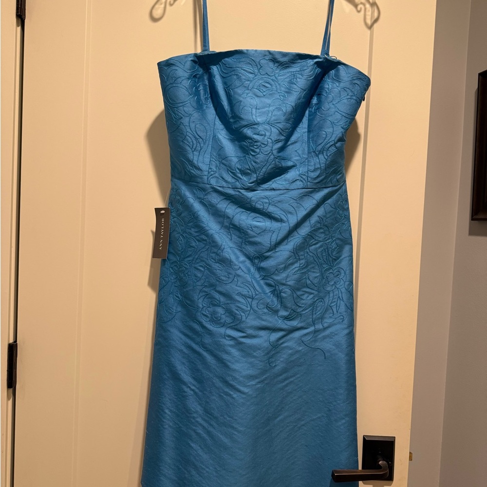 NWT Ann Taylor Turquoise Dress (can be worn with or without straps) size 12P